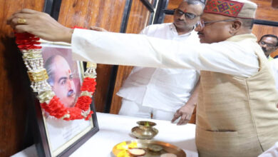 डॉ. श्यामाप्रसाद मुखर्जी की जयंती पर मुख्यमंत्री श्री साय ने उनके चित्र पर माल्यार्पण कर किया नमन