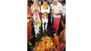 मुख्यमंत्री डॉ. यादव ने झारखण्ड में बाबा बैद्यनाथ महादेव मंदिर में की पूजा-अर्चना