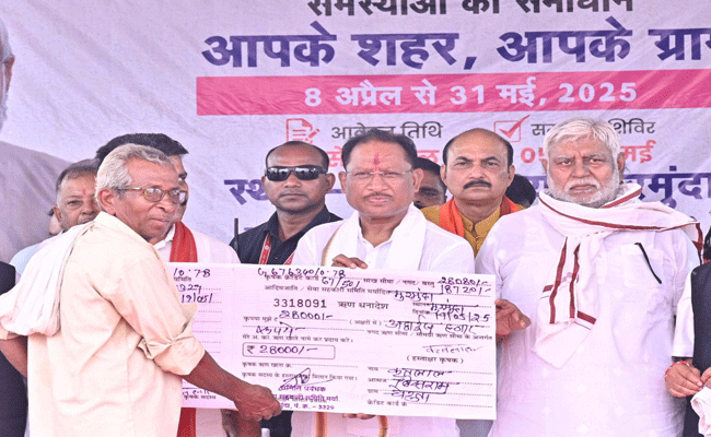 समाधान शिविर सरकार की जवाबदेही और जनसेवा का प्रतीक – मुख्यमंत्री विष्णु देव साय