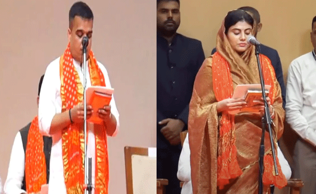 गुजरात में बदली पूरी कैबिनेट, हर्ष सांघवी बने डिप्टी सीएम, रिवाबा जडेजा ने ली मंत्री पद की शपथ गुजरात में बदली पूरी कैबिनेट, हर्ष सांघवी बने डिप्टी सीएम, रिवाबा जडेजा ने ली मंत्री पद की शपथ