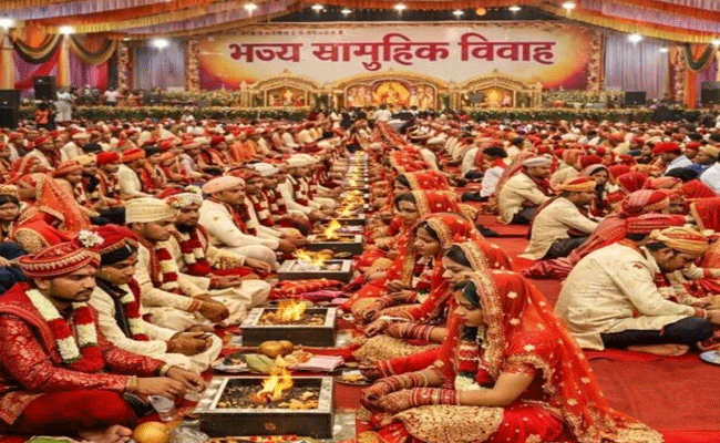 10 फरवरी को 190 जोड़ों का भव्य सामूहिक विवाह समारोह