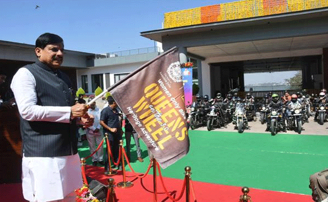 महिला सुरक्षा में सजग मध्यप्रदेश के पर्यटन को प्रोत्साहित करेंगी क्वींस ऑन द व्हील्स की बहनें : मुख्यमंत्री डॉ. यादव