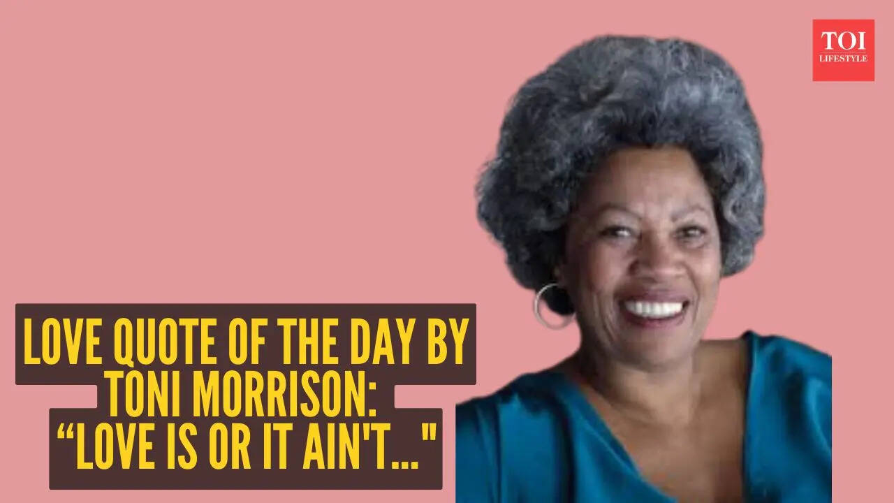 Love quote of the day by Toni Morrison: “Love is or it ain't…"