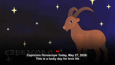 Capricorn Horoscope Today, May 27, 2026: This is a lucky day for love life