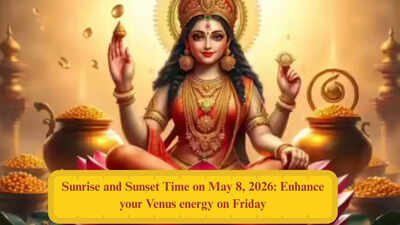 Sunrise and Sunset Timings on May 8, 2026: Enhance your Venus energy on Friday
