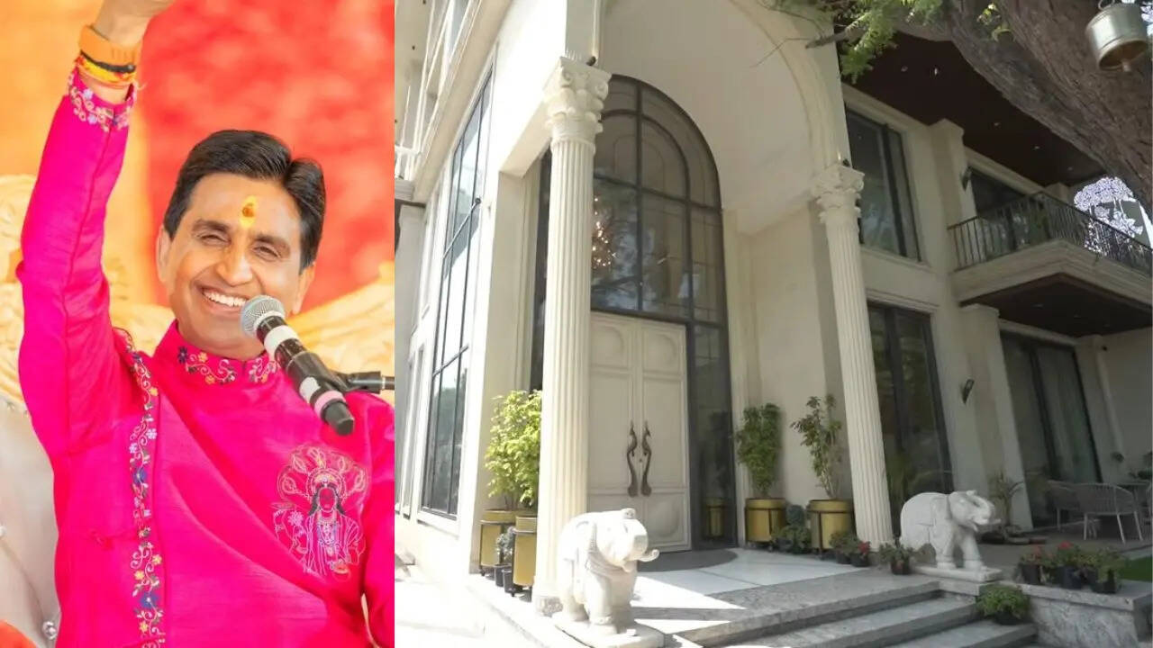 Poet Kumar Vishwas’ lavish Noida bungalow is a five-floor, crores-worth property defined by private salon, lifts and artistic interiors
