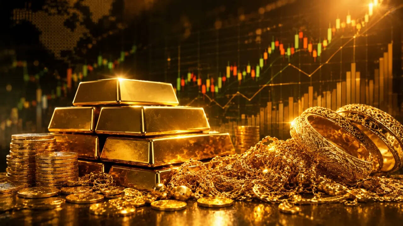 Gold, Silver Rate Today Live Updates: Gold prices climb over 1%, silver rallies around 4% as oil prices drop, dollar weakens