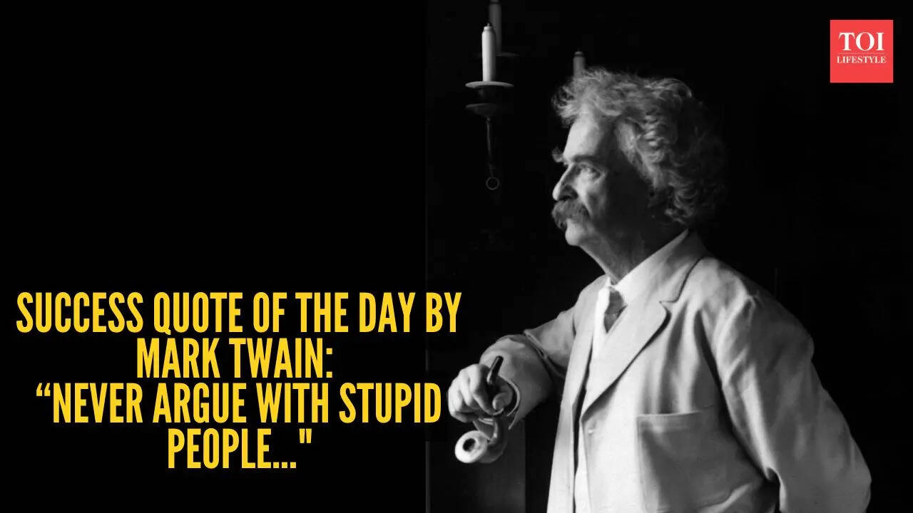 “Never argue with stupid people…”