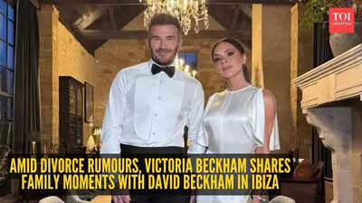 Amid divorce rumours, Victoria Beckham shares family moments with David Beckham in Ibiza |