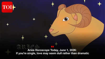 Aries Horoscope Today, June 1, 2026: If you’re single, love may seem dull rather than dramatic